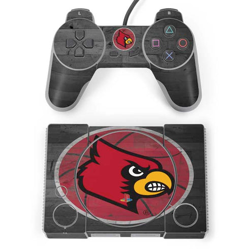 University of Louisville Cardinals Basketball PlayStation Classic Bundle Skin